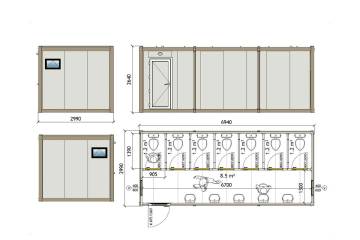 KWD 710 Wc Container