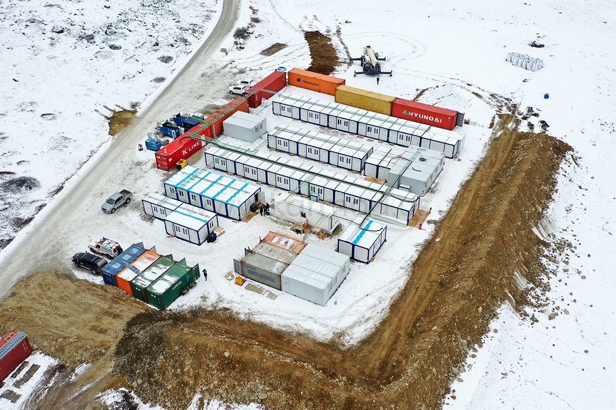 Karmod Produced Greenland's First Gold Mine Construction Site Structures