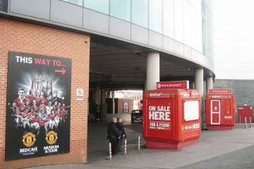 Manchester United, Old Trafford Stad, Ticket Sales Kiosks
